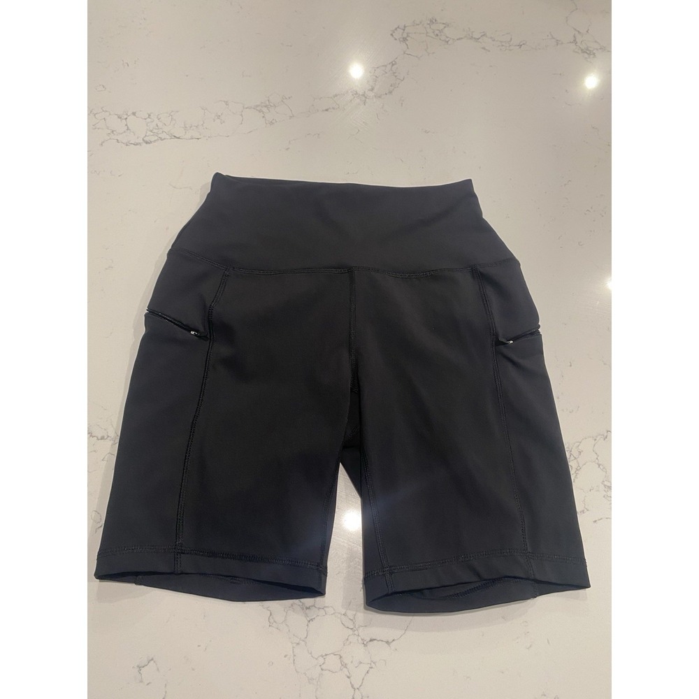 Spyder Active Women's Black Athletic Shorts Stretch Pockets Running Gym Size S